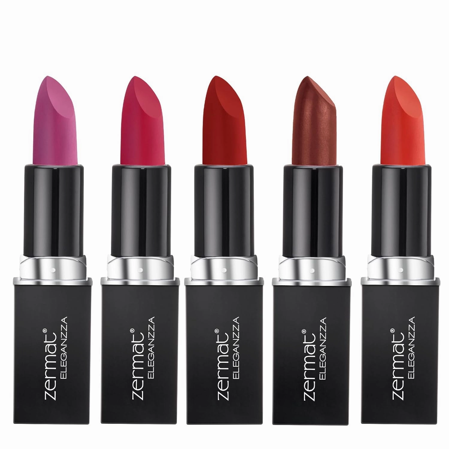 Zermat Eleganzza, Semi Matte Lipstick, 0.28 Oz. (Morado Iris)